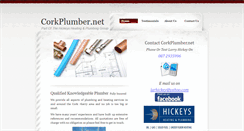 Desktop Screenshot of corkplumber.net